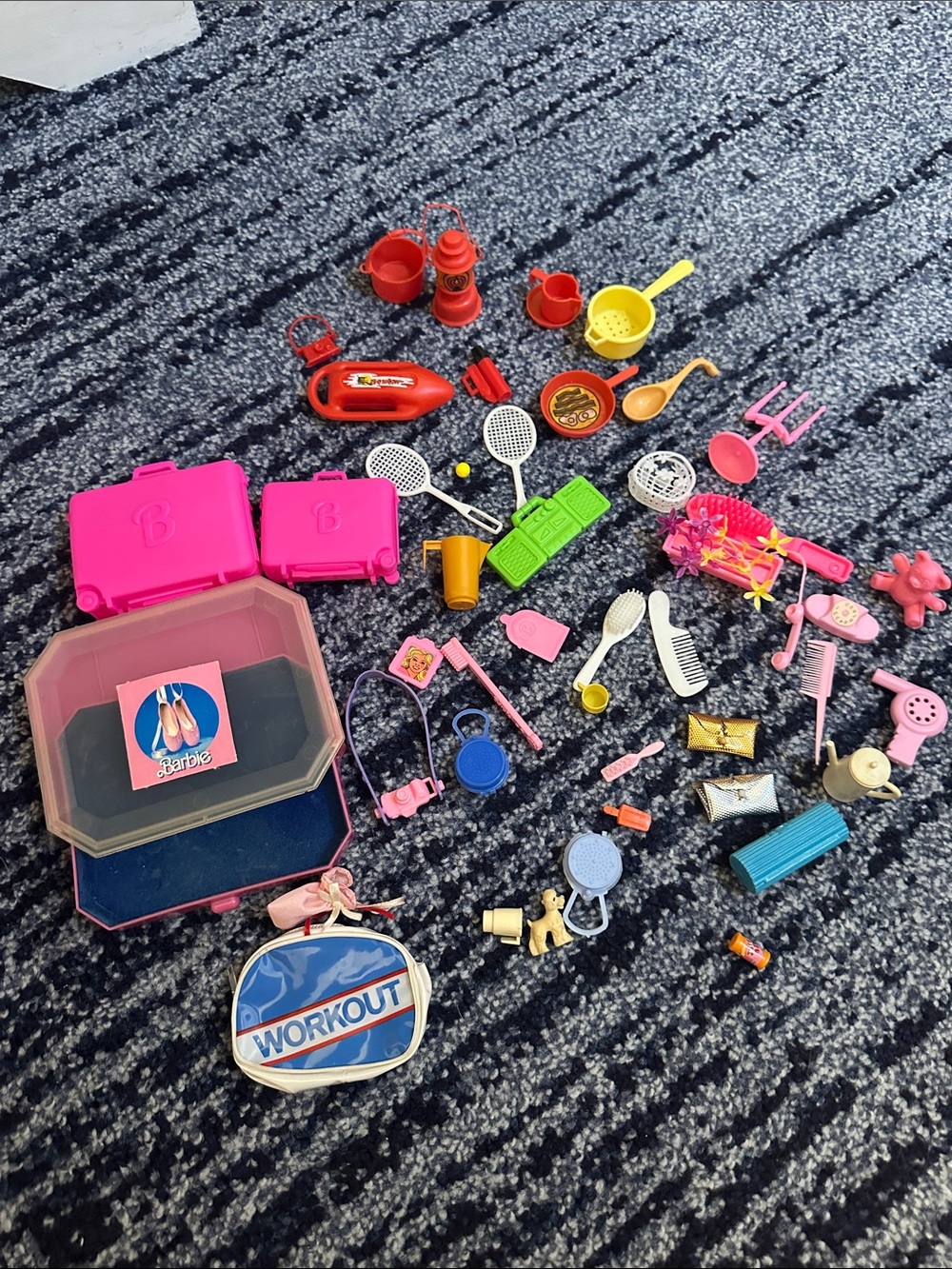 Large Barbie accessories lot